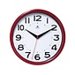 Infinity Instruments Metro Wall Clock, 9"Dia. (14220ACBT-3364)