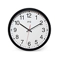 Infinity Instruments ITC Obsidian Wall Clock, 14Dia. (90/0014-1)