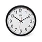 Infinity Instruments ITC Obsidian Wall Clock, 14"Dia. (90/0014-1)