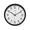 Infinity Instruments ITC Obsidian Wall Clock, 14Dia. (90/0014-1)