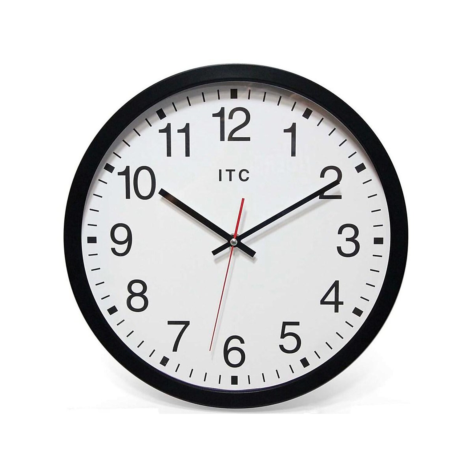 Infinity Instruments ITC Obsidian Wall Clock, 14Dia. (90/0014-1)