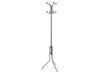 Lorell Tripod Base Coat Tree, Silver (LLR02587)