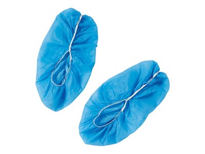 Medline Regular/Large Shoe Covers, Blue (CRI2002)