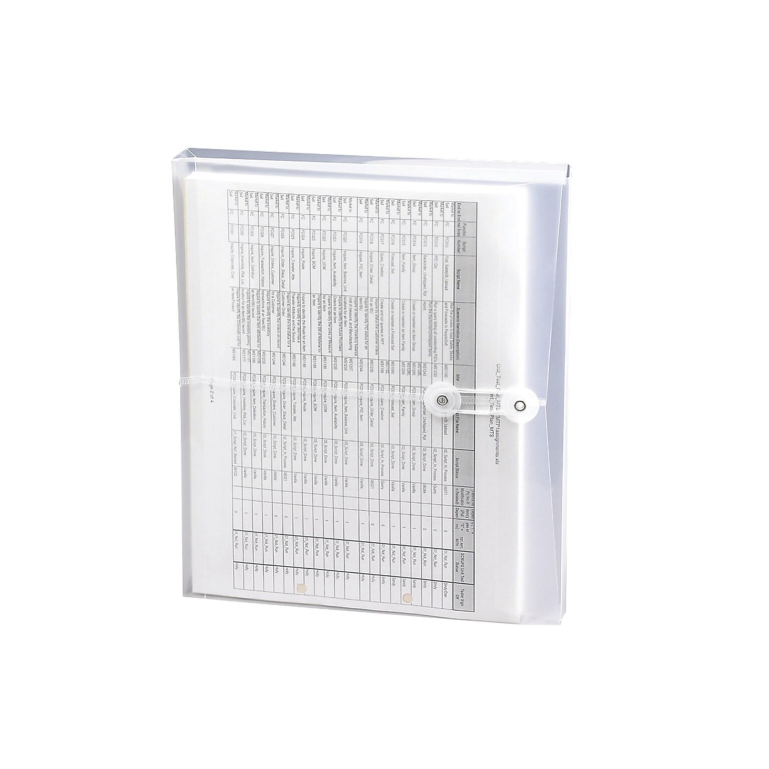 Smead Poly Wallets, 1.25 Expansion, Letter Size, Clear, 5/Pack (89521)