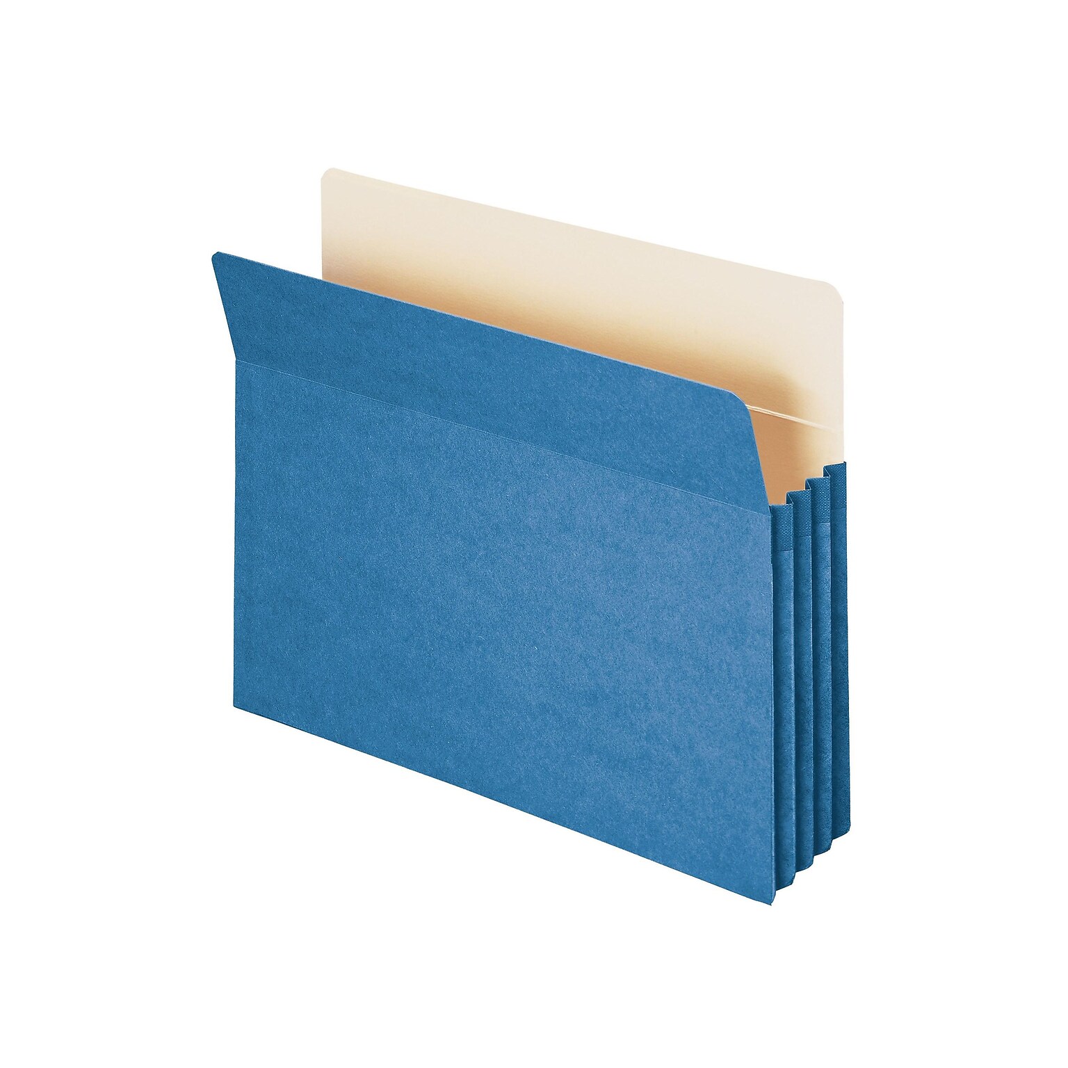 Smead File Pockets, 3.5 Expansion, Letter Size, Blue (73225)