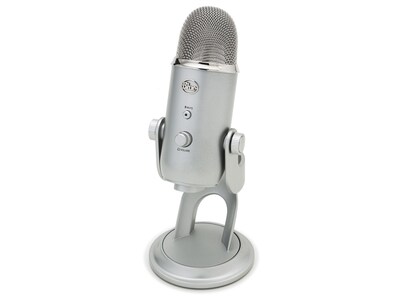 Blue Microphones Yeti Wired Condenser Microphone, Silver (836213001950)