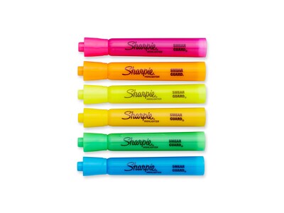 Sharpie Tank Highlighter, Chisel Tip, Assorted, Dozen (25053)