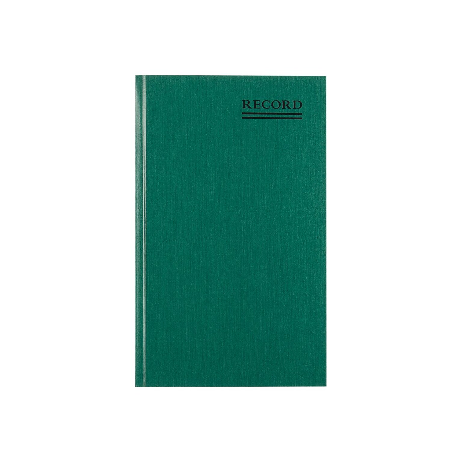 Rediform Emerald Series Record Book, 7.25W x 12.25H, Green, 150 Sheets/Book (56131)