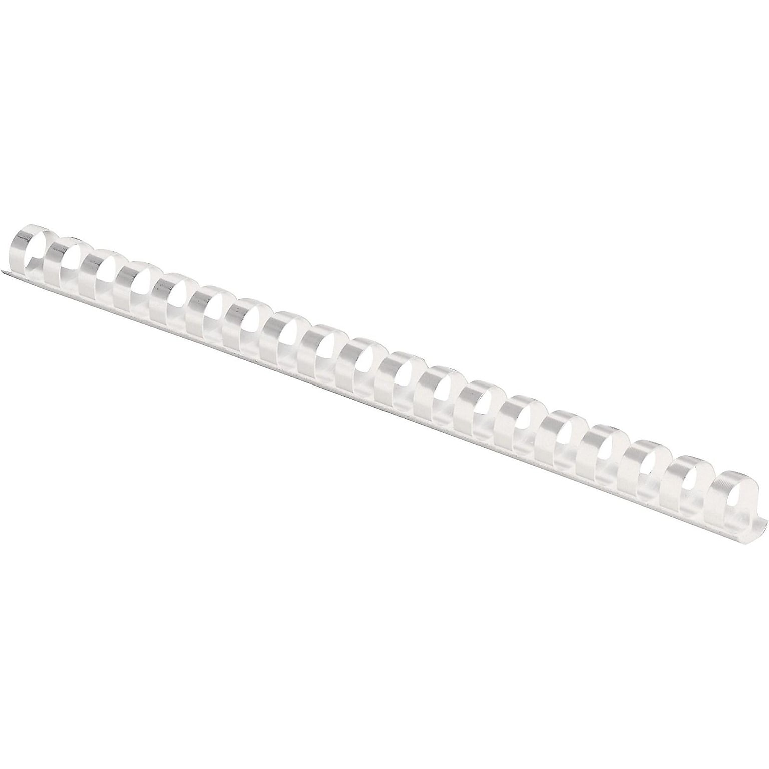 Fellowes Plastic Binding Combs, White, 1/2, 90 Sheets, 100/Pack (52372)