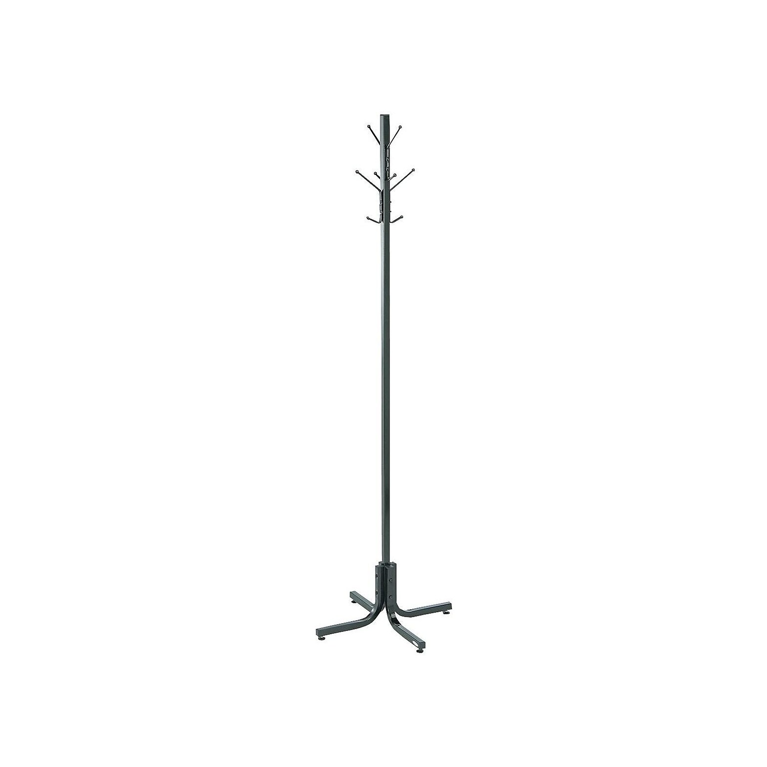 Safco Coat Tree, Black, Metal (4163BL)