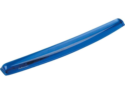 Fellowes Crystals Gel Wrist Rest, Blue (91137)