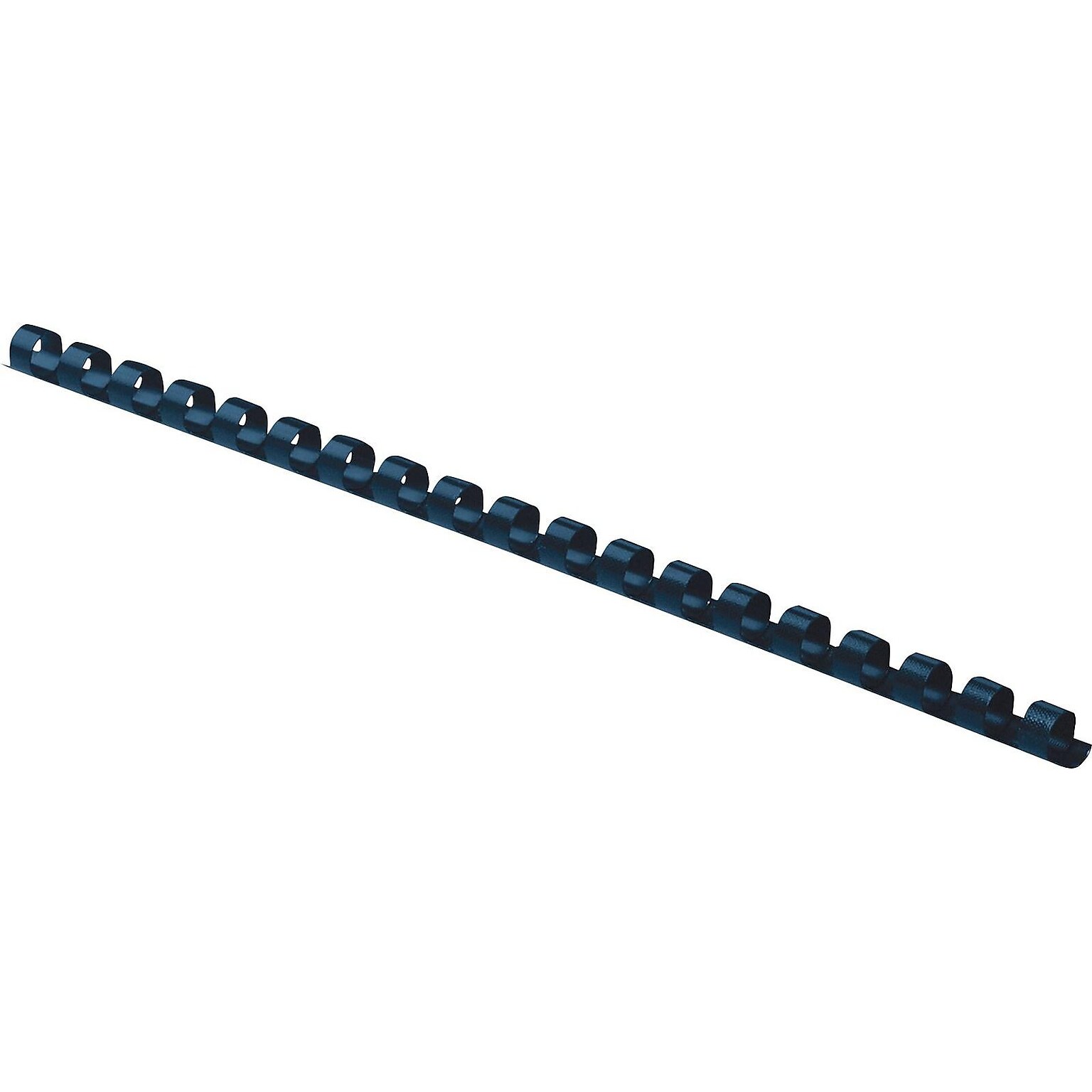 Fellowes 5/16 Plastic Binding Spine Comb, 40 Sheet Capacity, Navy, 100/Pack (52506)