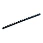 Fellowes 5/16" Plastic Binding Spine Comb, 40 Sheet Capacity, Navy, 100/Pack (52506)