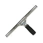 Unger Pro 18" Window Squeegee, Silver/Black, /Set (PR450)