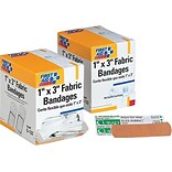 First Aid Only 1W x 3L Adhesive Bandages, 100/Box (G122)