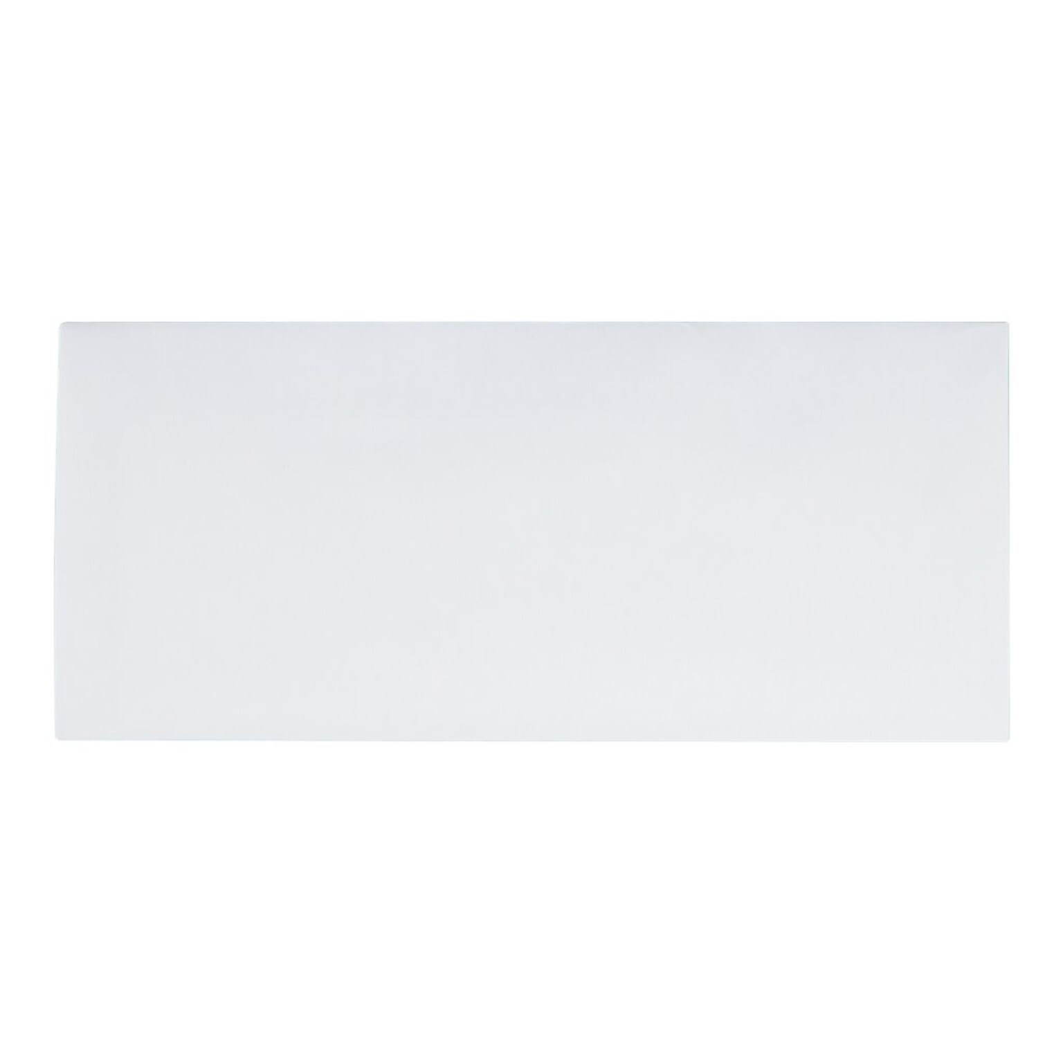 Quality Park Gummed #10 Business Envelopes, 4 1/8 x 9 1/2, White Wove, 500/Box (QUA90020)