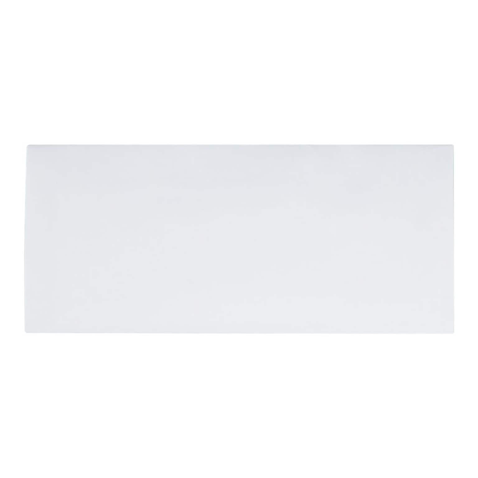 Quality Park Gummed #10 Business Envelopes, 4 1/8 x 9 1/2, White Wove, 500/Box (QUA90020)