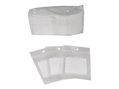 2" x 3" Reclosable Poly Bags, Clear, 1000/Carton (47223)