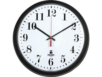 Chicago Lighthouse Contract Wall Clock, 13.75Dia. (67700002)