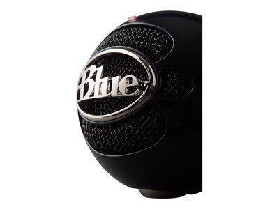 Blue Microphones Snowball Wired Condenser Microphone, Gloss Black (836213001912)