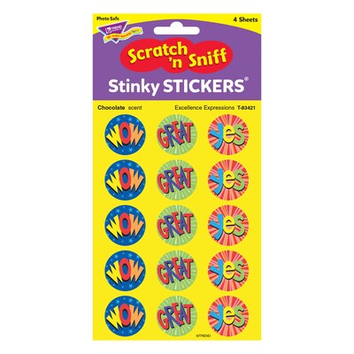 Trend Enterprises Birthday Bundle Stinky Stickers® Variety Pack, 252 Per Pack, 3 Packs (T-83918)