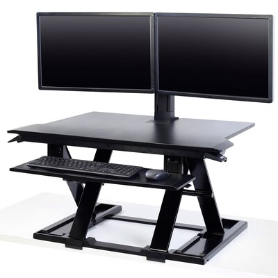 Ergotron WorkFit-TX Adjustable Standing Desk Converter, Black (33-467-921)