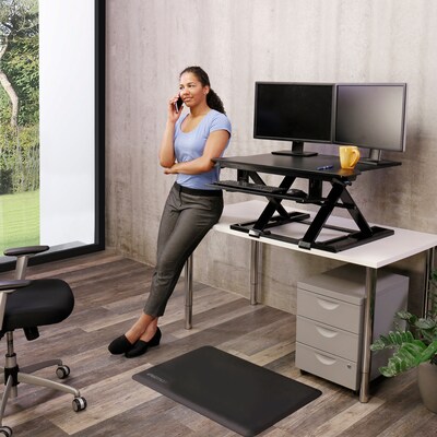 Ergotron WorkFit-TX Adjustable Standing Desk Converter, Black (33-467-921)