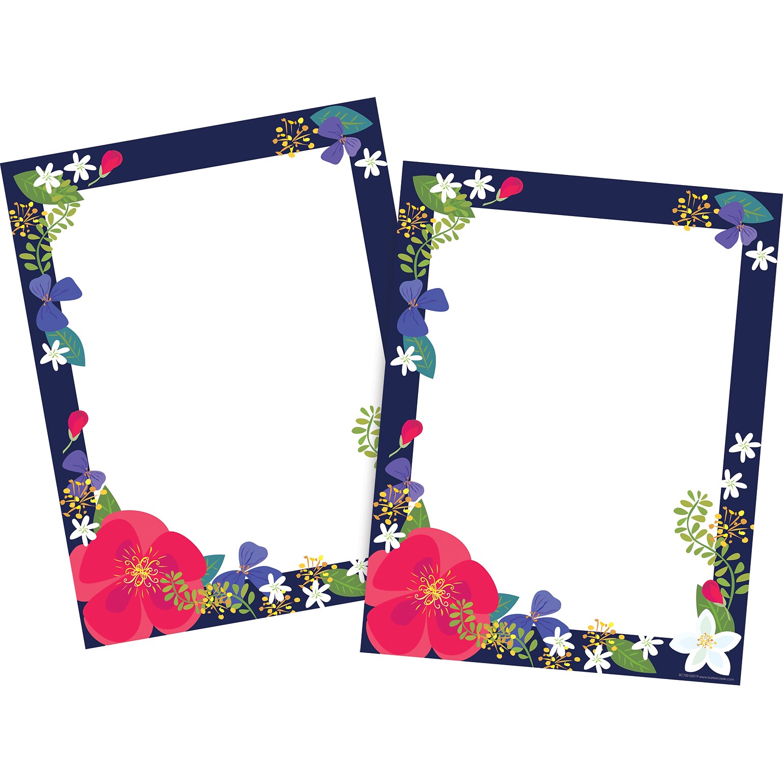 Barker Creek Petals & Prickles Computer Paper, 8.5 x 11, 60 lbs., Multicolored, 100 Sheets/Pack (BC3880)