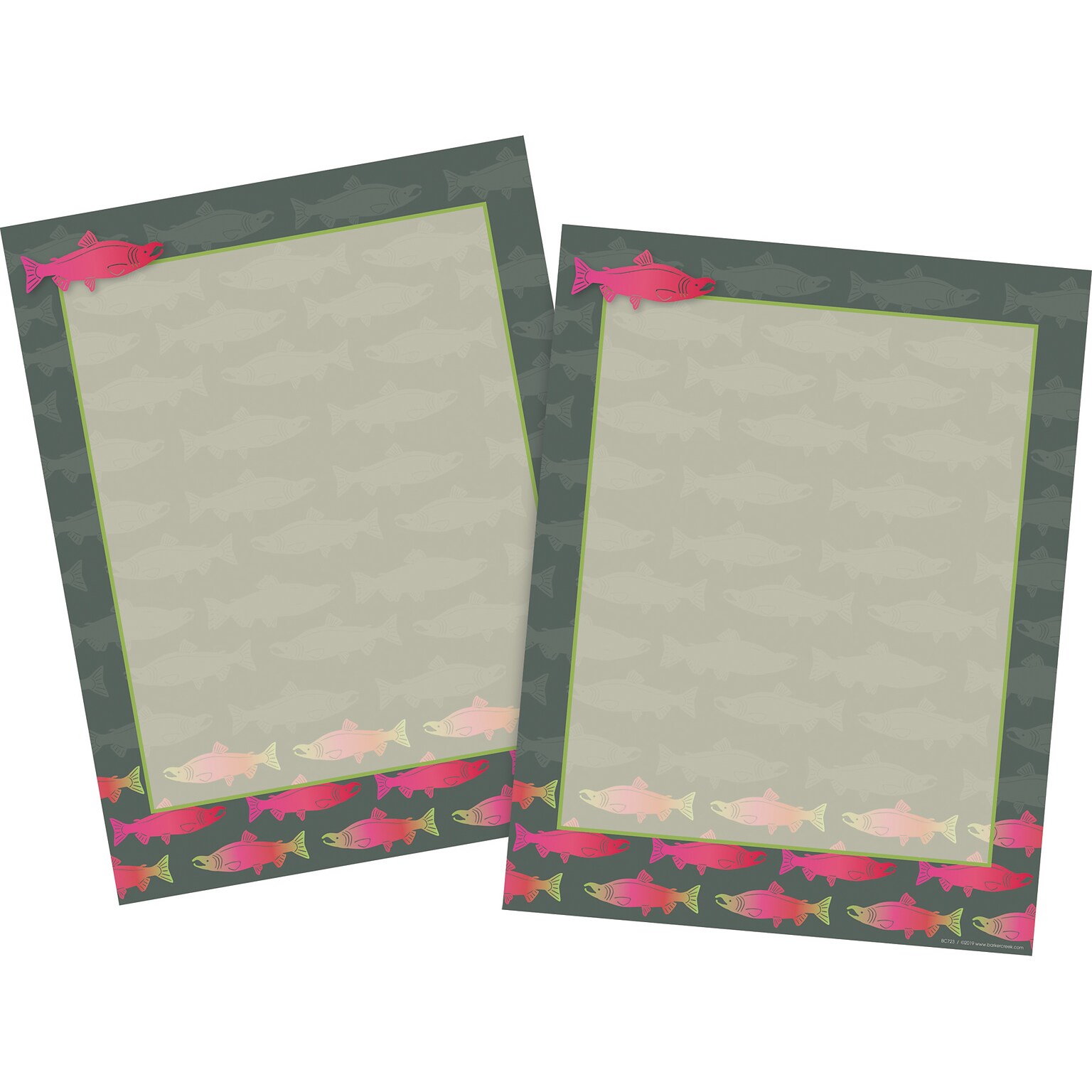 Barker Creek Sea & Sky Computer Paper, 8.5 x 11, 60 lbs., Multicolored, 100 Sheets/Pack (BC3886)