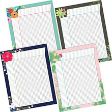 Barker Creek Incentive Chart Set, Petals & Prickles, 4/Set (BC578)