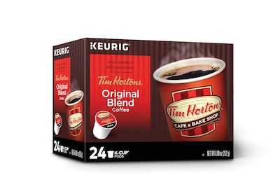 Tim Hortons Original Blend Arabica Coffee Keurig® K-Cup® Pods, Medium Roast, 24/Box (063209112813)