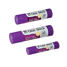 CLI Washable Glue Sticks, Purple, 3/Pack (CHL95623)