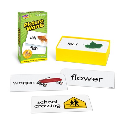 Trend Enterprises Picture Words Skill Drill Flash Cards, Assortment, Grades K-2 (T-53906)
