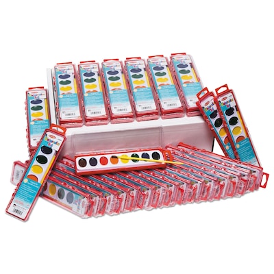 Charles Leonard Semi-Moist Watercolor Paint Set of 36 (CHL40536)