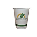 BioGreenChoice Double Wall Hot Paper Cup w/Bio Lining, 8 oz., Design, 1000/Carton (BGC-611) (BGC-611)