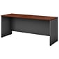 Bush Business Furniture Westfield 72"W Credenza Desk, Hansen Cherry/Graphite Gray (WC24426)