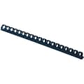 Fellowes 3/8 Plastic Binding Spine Comb, 55 Sheet Capacity, Navy, 100/Pack (52505)