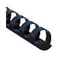 Fellowes 3/8" Plastic Binding Spine Comb, 55 Sheet Capacity, Navy, 100/Pack (52505)