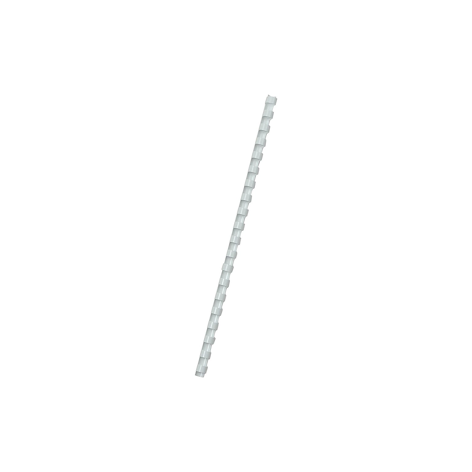 Fellowes 3/8 Plastic Binding Spine Comb, 55 Sheet Capacity, White, 100/Pack (52371)