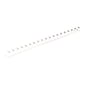 Fellowes 3/8" Plastic Binding Spine Comb, 55 Sheet Capacity, White, 100/Pack (52371)