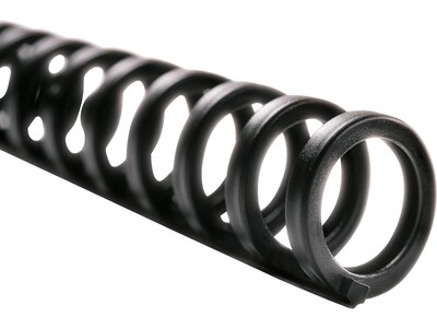 GBC ProClick 5/16 Plastic Binding Spine Comb, 45 Sheet Capacity, Black, 100/Box (2514700)