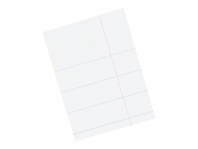 Pacon Wide Ruled Filler Paper, 8" x 10.5", 500 Sheets/Pack (P2431)