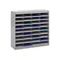 Safco E-Z Stor® 36-Compartment Literature Organizers, 37.5" x 36.5", Gray (9221GRR)