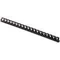 Fellowes 5/8 Plastic Binding Spine Comb, 120 Sheet Capacity, Black, 100/Pack (52327)