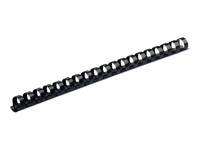 Fellowes 5/8" Plastic Binding Spine Comb, 120 Sheet Capacity, Black, 100/Pack (52327)