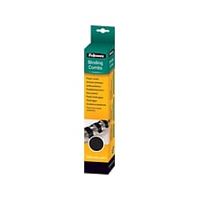 Fellowes 5/16 Plastic Binding Spine Comb, 40 Sheet Capacity, Black, 100/Pack (52507)