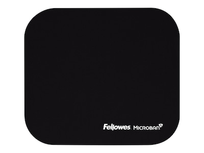 Fellowes Microban Non-Skid Mouse Pad, Black (5933901)