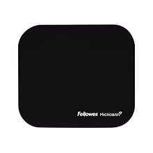 Fellowes Microban Non-Skid Mouse Pad, Black (5933901)