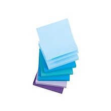 Staples Stickies® Pop-Up Notes, Assorted Watercolors, 3 x 3, 6 Pads/Pack (S-33WCP6)