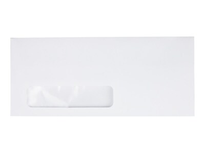 Quality Park Redi-Seal #10 Window Envelopes, 4 1/8" x 9 1/2", White Wove, 500/Box (21318)